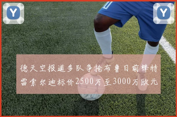 德天空报道多队争抢布鲁日前锋特雷索尔迪标价2500万至3000万欧元